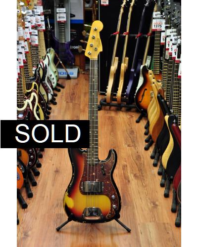 Fender Custom Shop Anniversary 1964 P Bass Heavy Relic 3TS